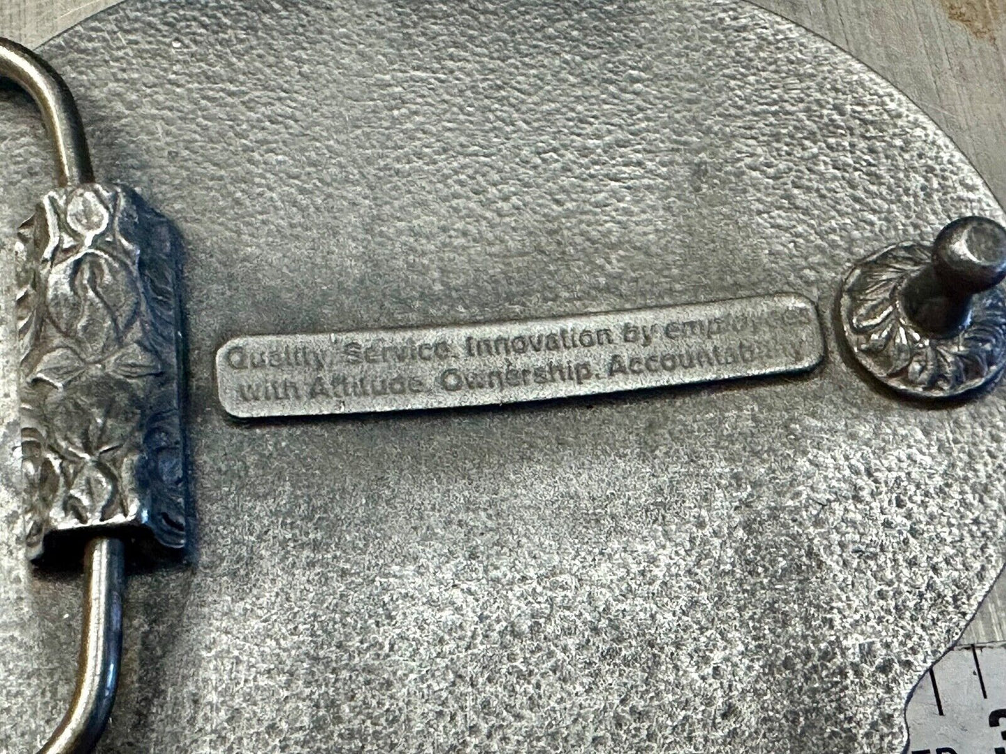 Tanimura & Antle -Grown with Family Pride for 3 Generations Farmers Belt Buckle