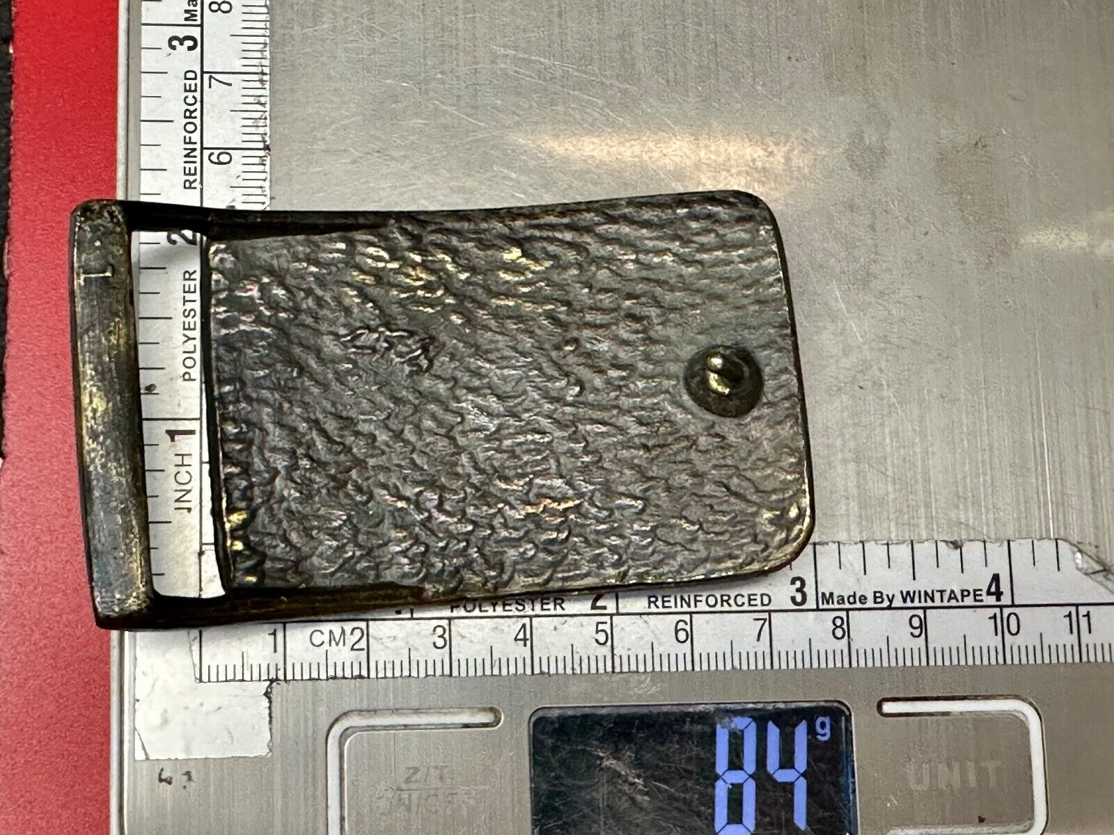 USA 76 - Patriotic American bicentennial Stars Vintage Belt Buckle