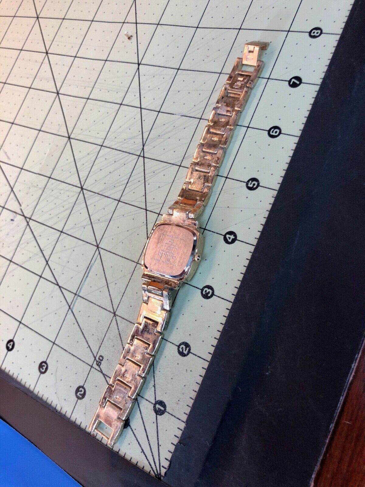 ALLUDE vintage gold tone ladies watch - fresh battery, working well 