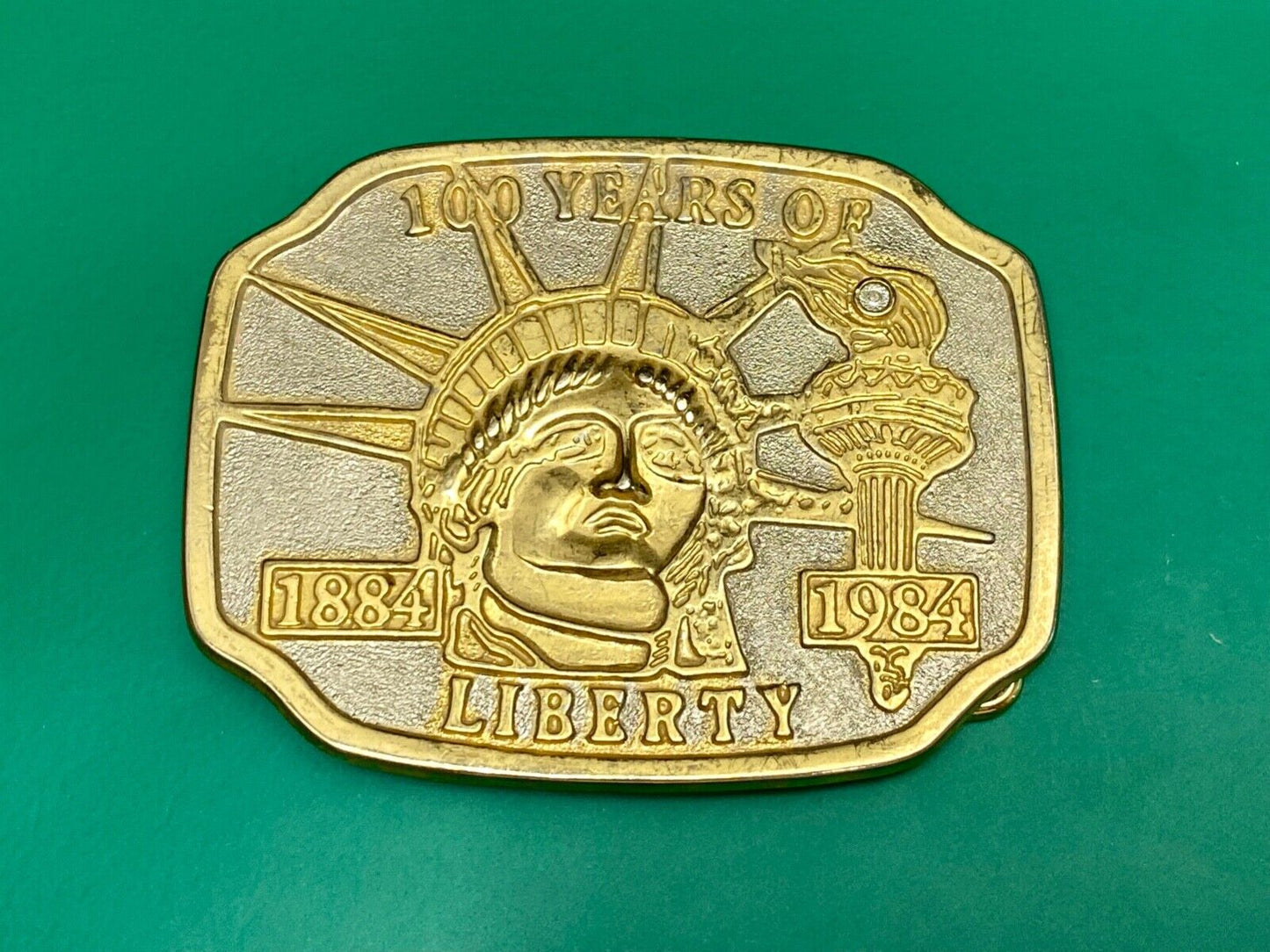 100 YEARS OF LADY LIBERTY -  1986 New York City commemorative belt buckle