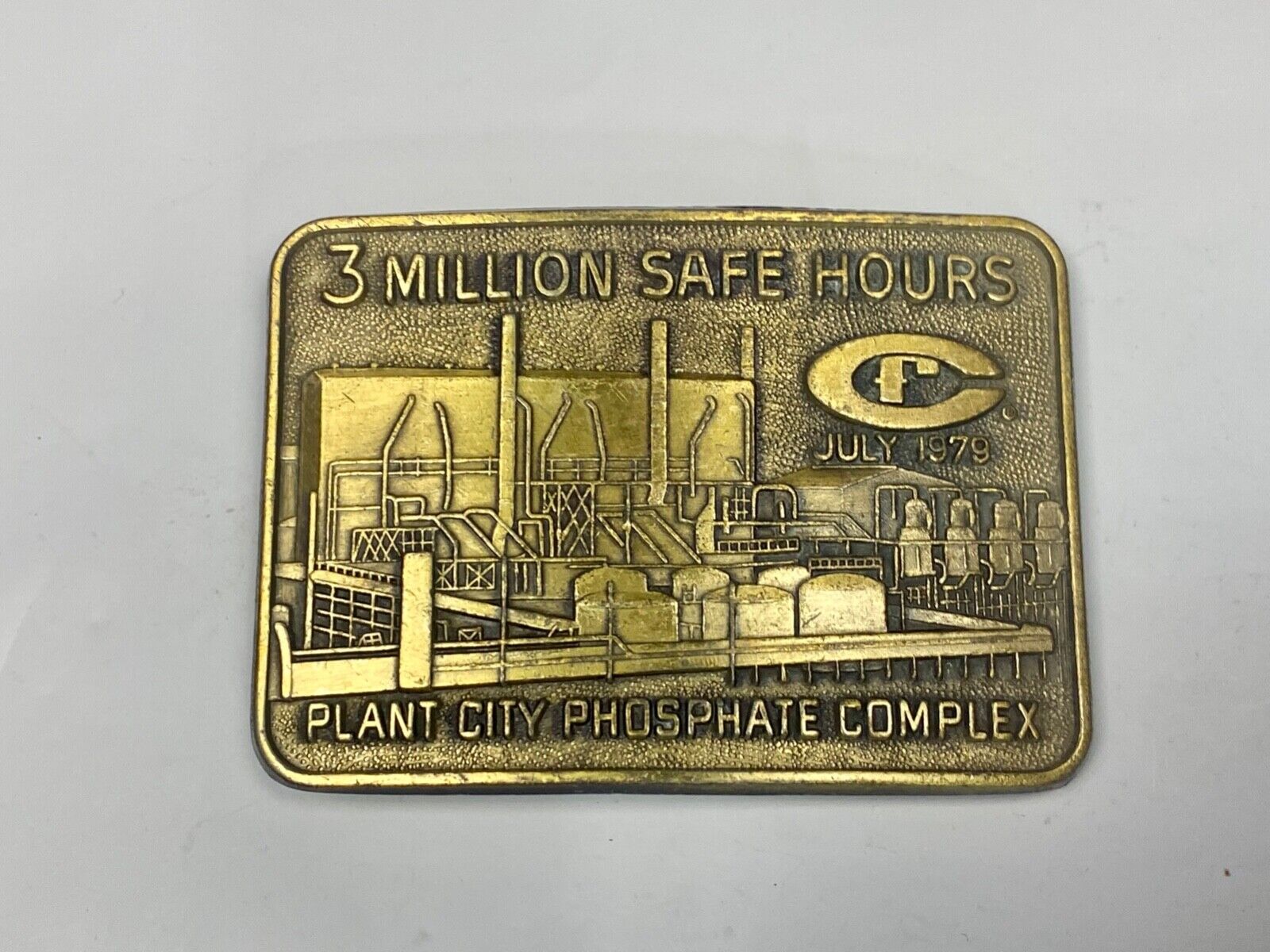 3 Million Hours! Safety Award Pant City Phosphate Complex Congratulations Award
