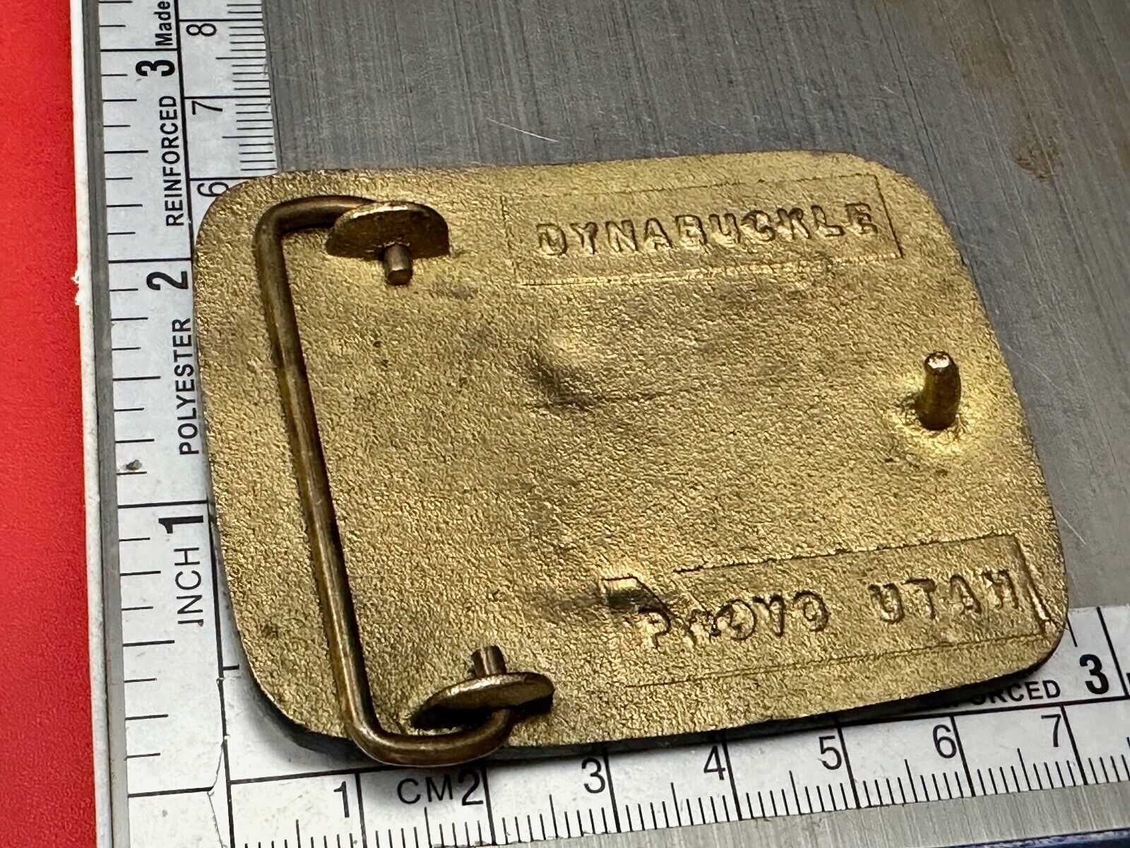 Valmont skincare products Company Solid Brass Vintage Belt Buckle by Dynabuckle
