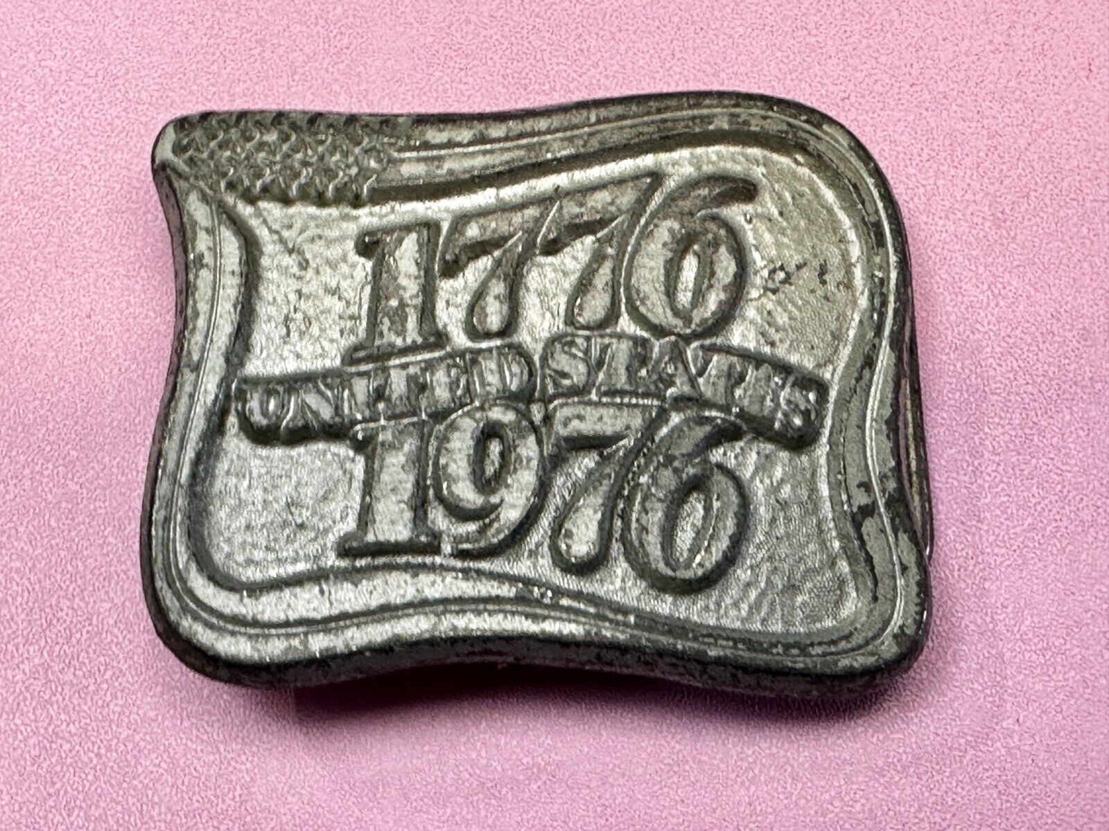 Bicentennial  1776 - 1976 United States Patriotic America Belt Buckle