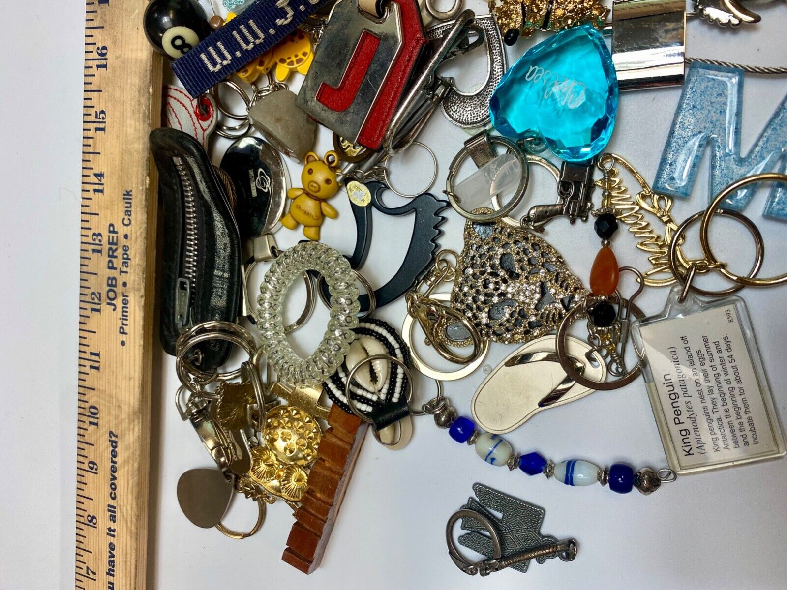 36 Oz Mixed Keychains Resale Bulk Lot, Junk Drawer Grab Bag - Perfect Gifts!