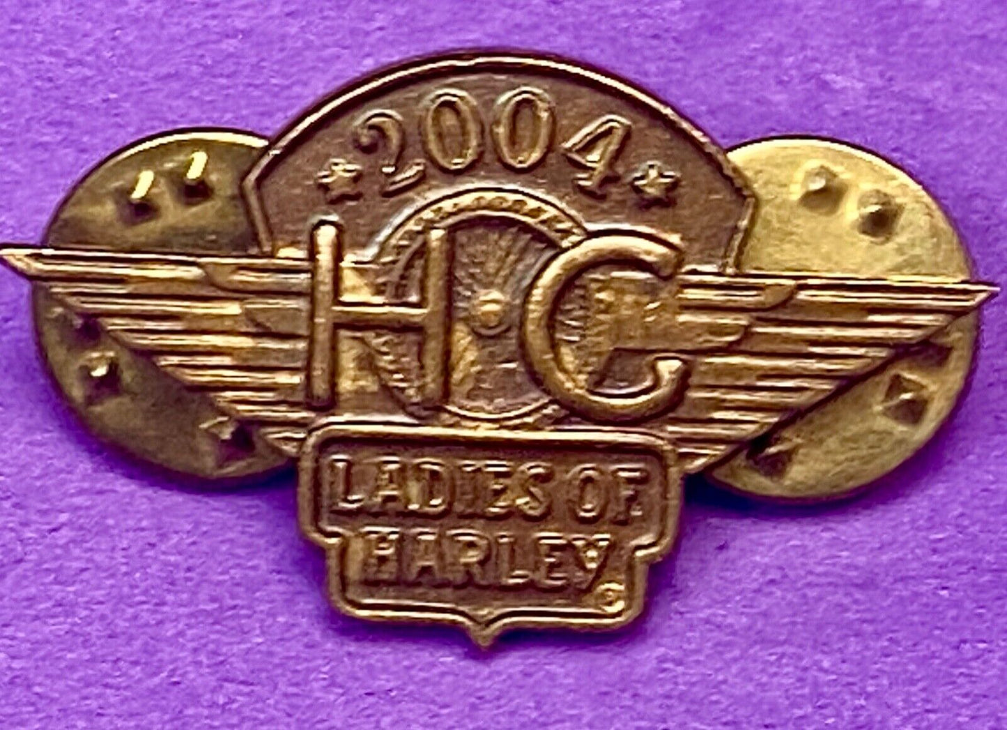 2004 Ladies Hog Harley Davidson Owners Group Motorcycles Pin