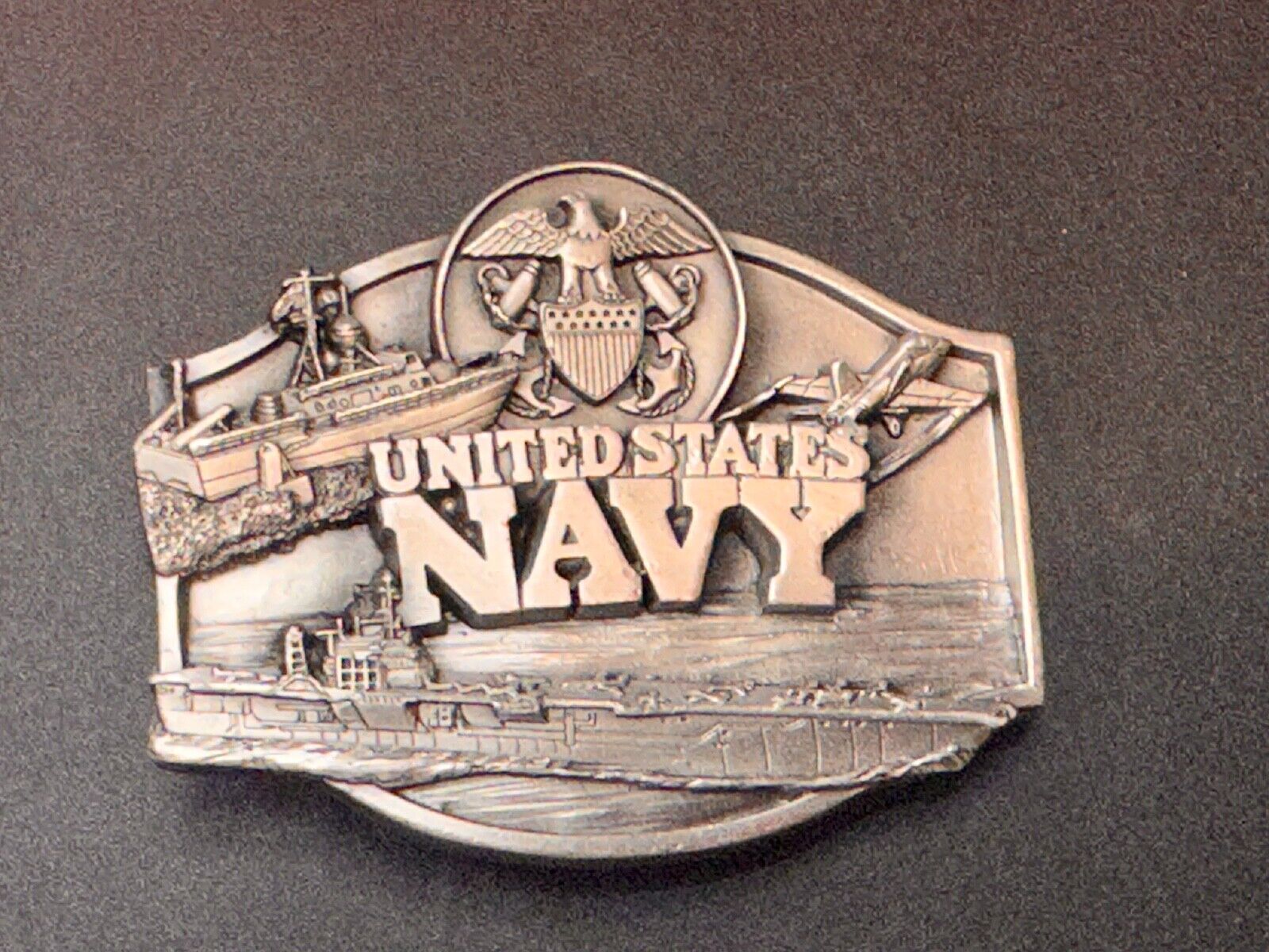 United States Navy USA Continental Congress Vintage 1987 Belt Buckle by Siskiyou