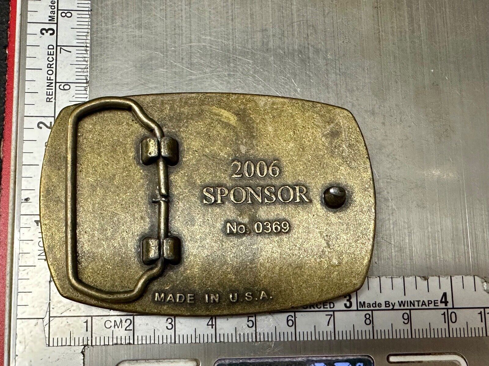 American Veterans Disabled for life Memorial Commemorative 2006 Belt Buckle
