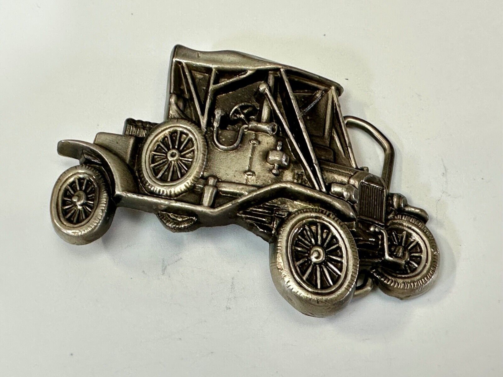 vintage Car Collectors Auto 30's? Cutout car shaped belt buckle
