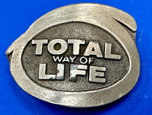 Total Way of Life Lewis Buckles Belt Buckle Midway Independent Life 1976