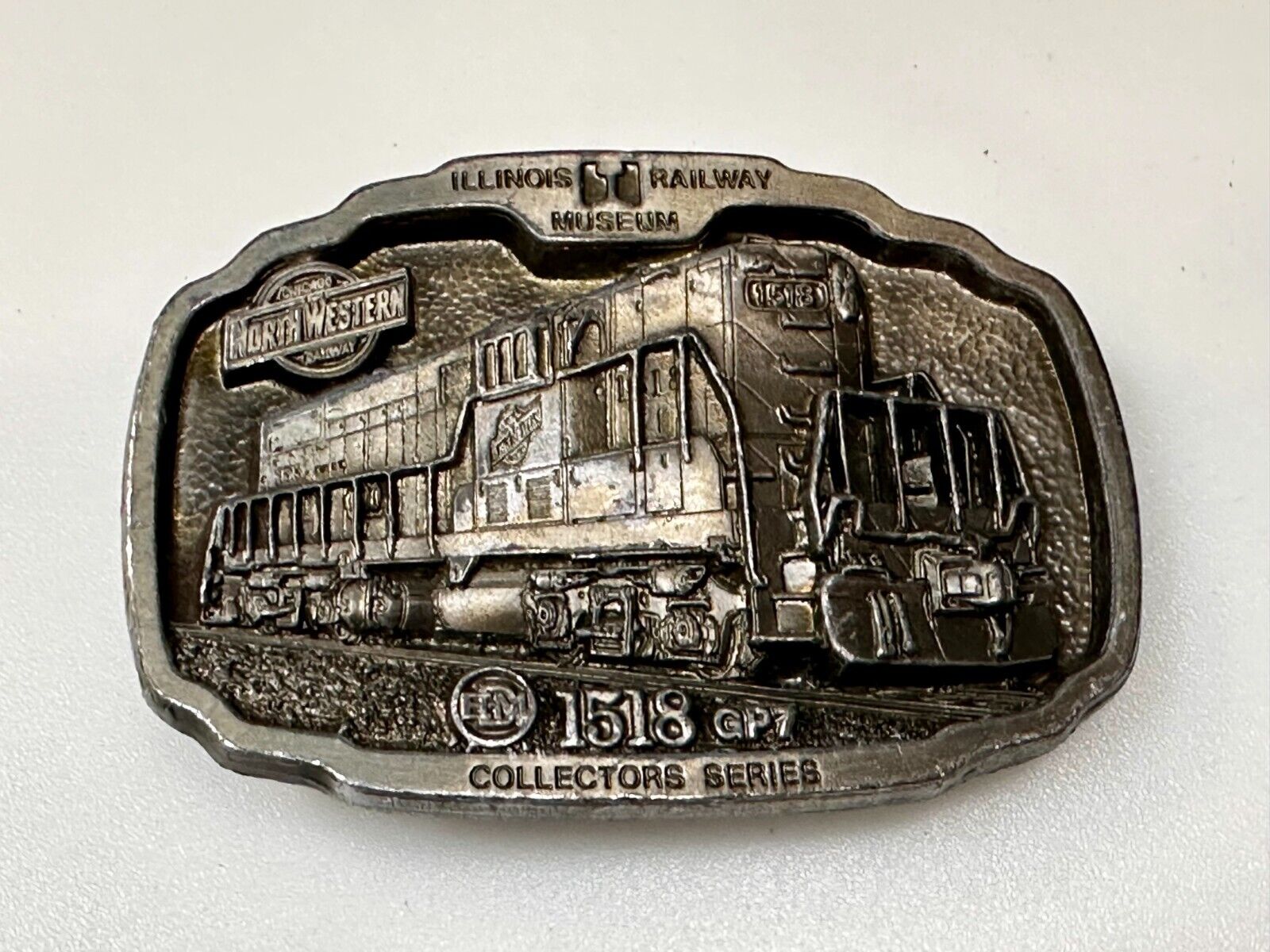 15q8 GPY North Western Train Engine Illinois RailWay Museum Belt Buckle