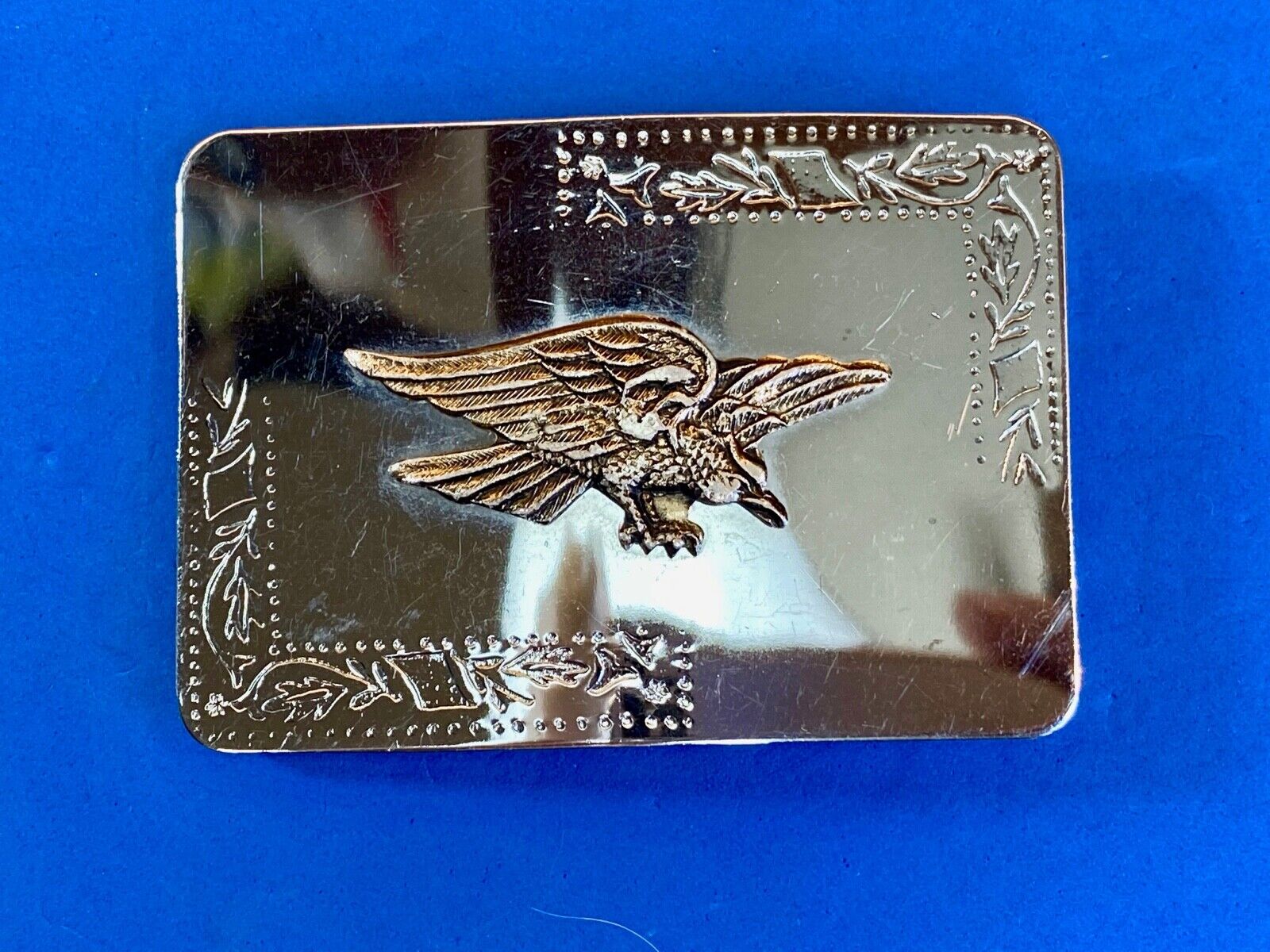 American Eagle Flying Diving Hunting Mirrored Belt Buckle
