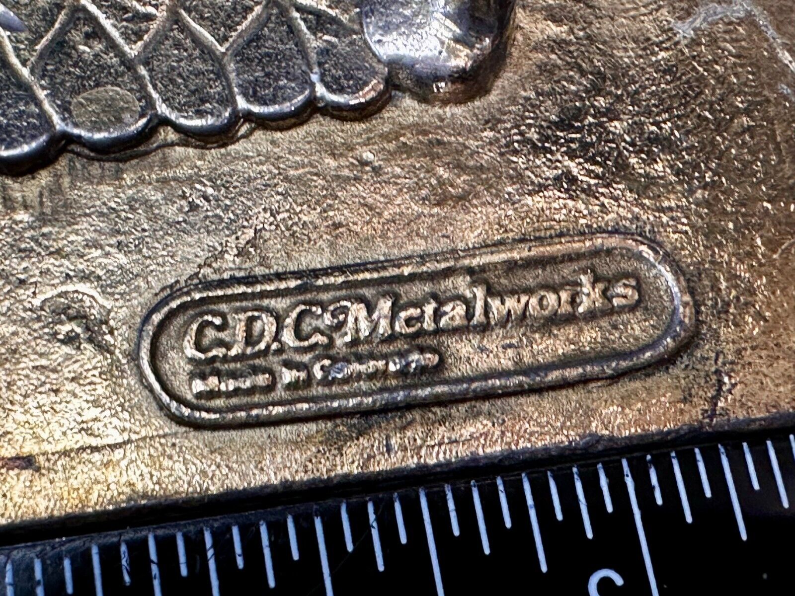 50 Cents Note 1863 Confederate States of America Belt Buckle by CDC Metal Works