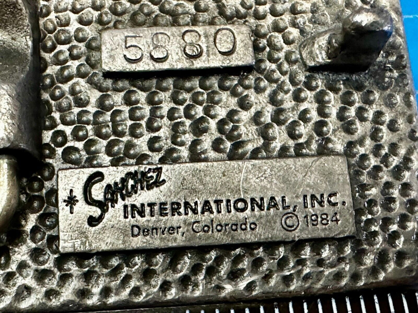 Arizona Roadrunner Southwestern Desert Bird VTG 1984 Belt Buckle by Sanchez Int.