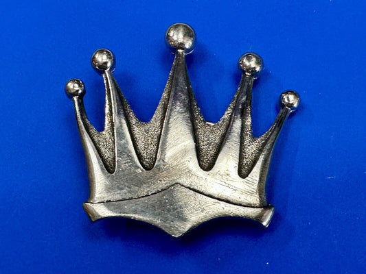 5 point CROWN Shaped Cutout Belt Buckle by Silver Star, 'The Originator