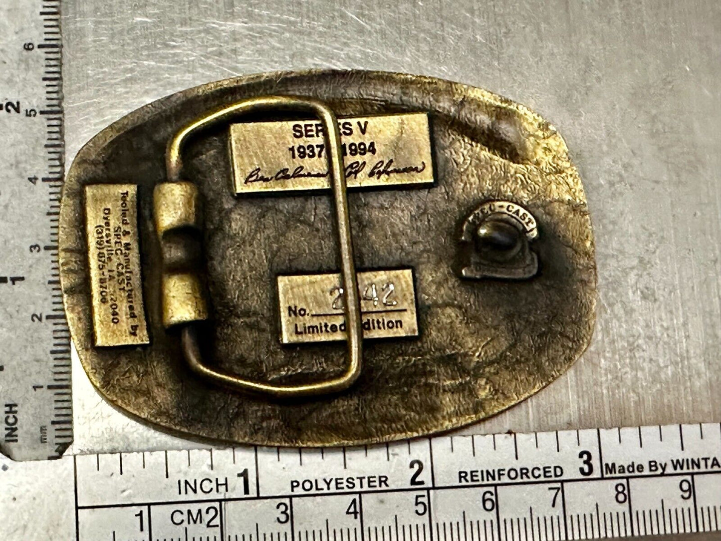 57 Years TISCO Tractor Implement Supply company NOS Belt Buckle by Speccast