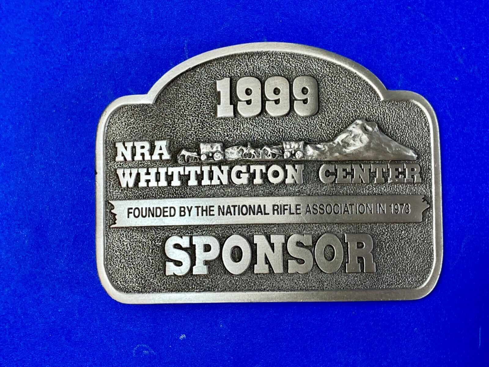 1999 NRA Whittington Center National Rifle Association Sponsor belt buckle