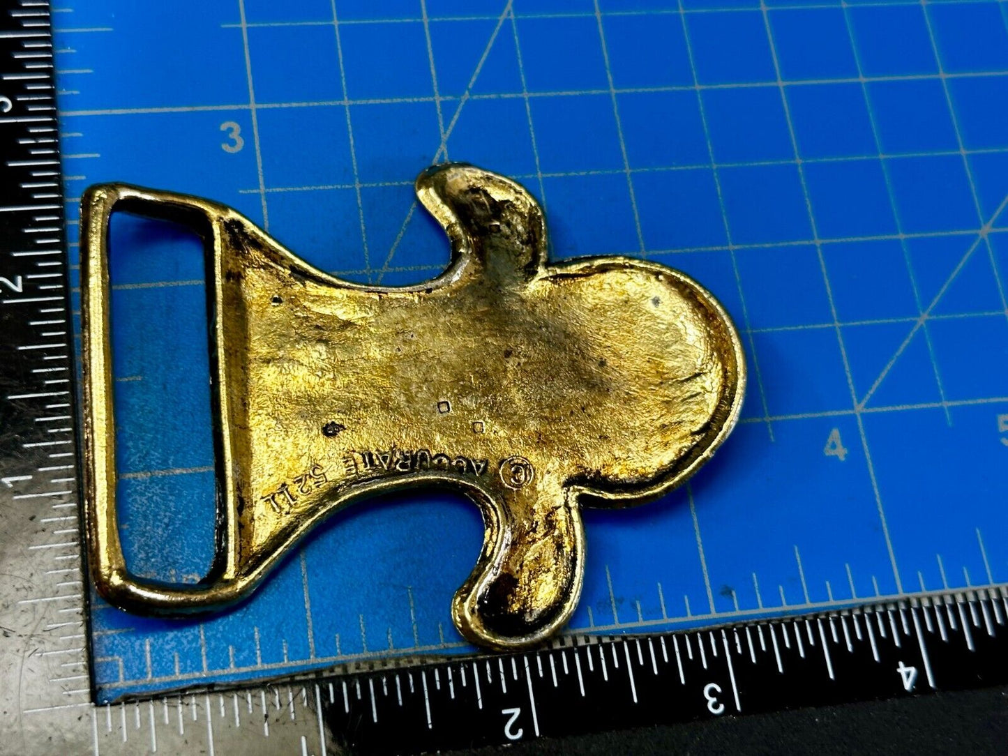 Unique Pattern Cutout Hippy Style Allurate 5211 retro shape Belt Buckle
