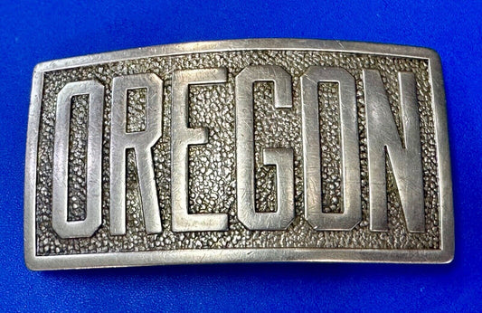 University of Oregon - Eugene Antique 1940's ROBBINS Co Attleboro Belt Buckle