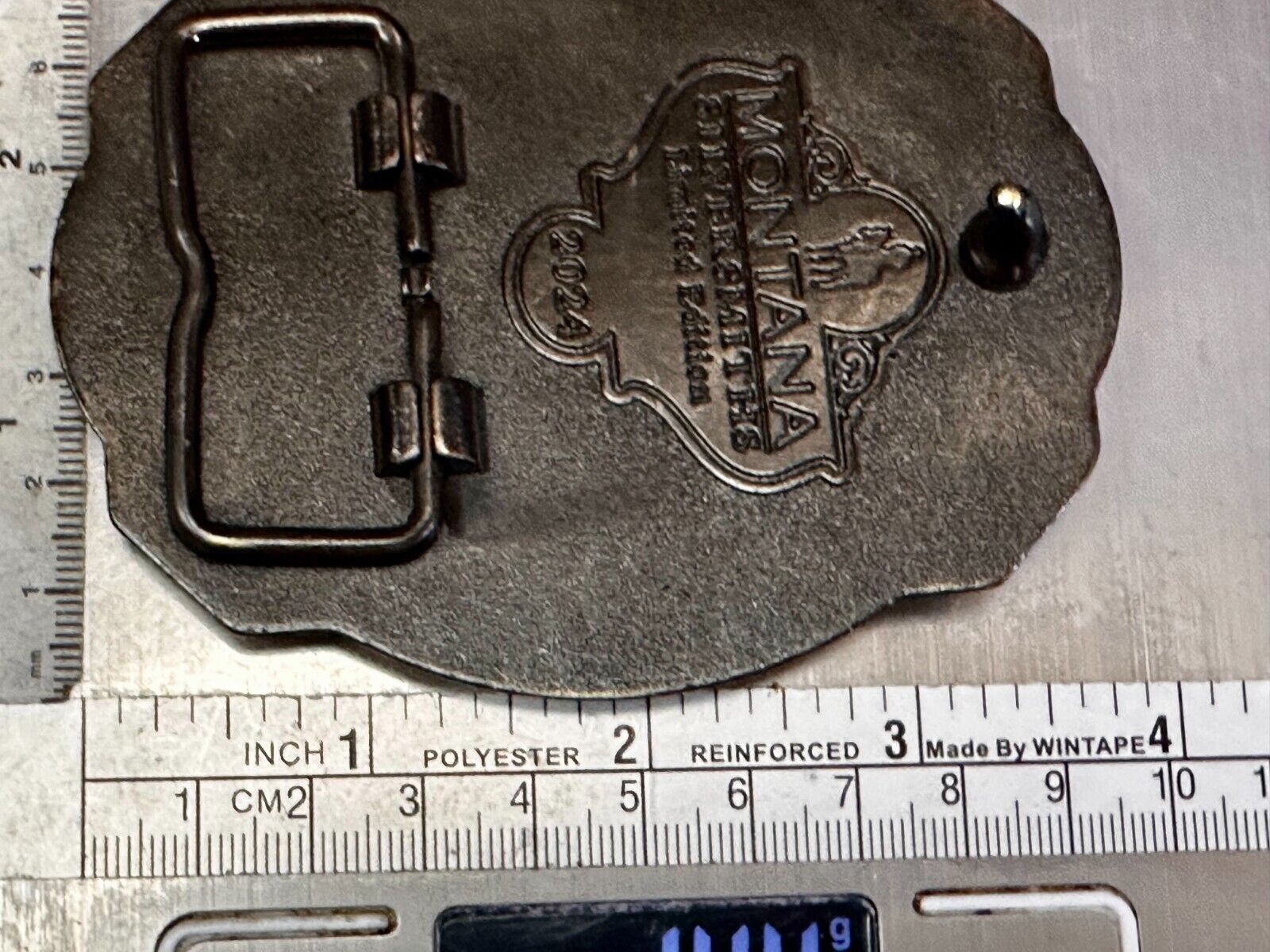 2024 Pendleton Whiskey Let'er Buck Rodeo Cowboy Montana Silversmiths Belt Buckle