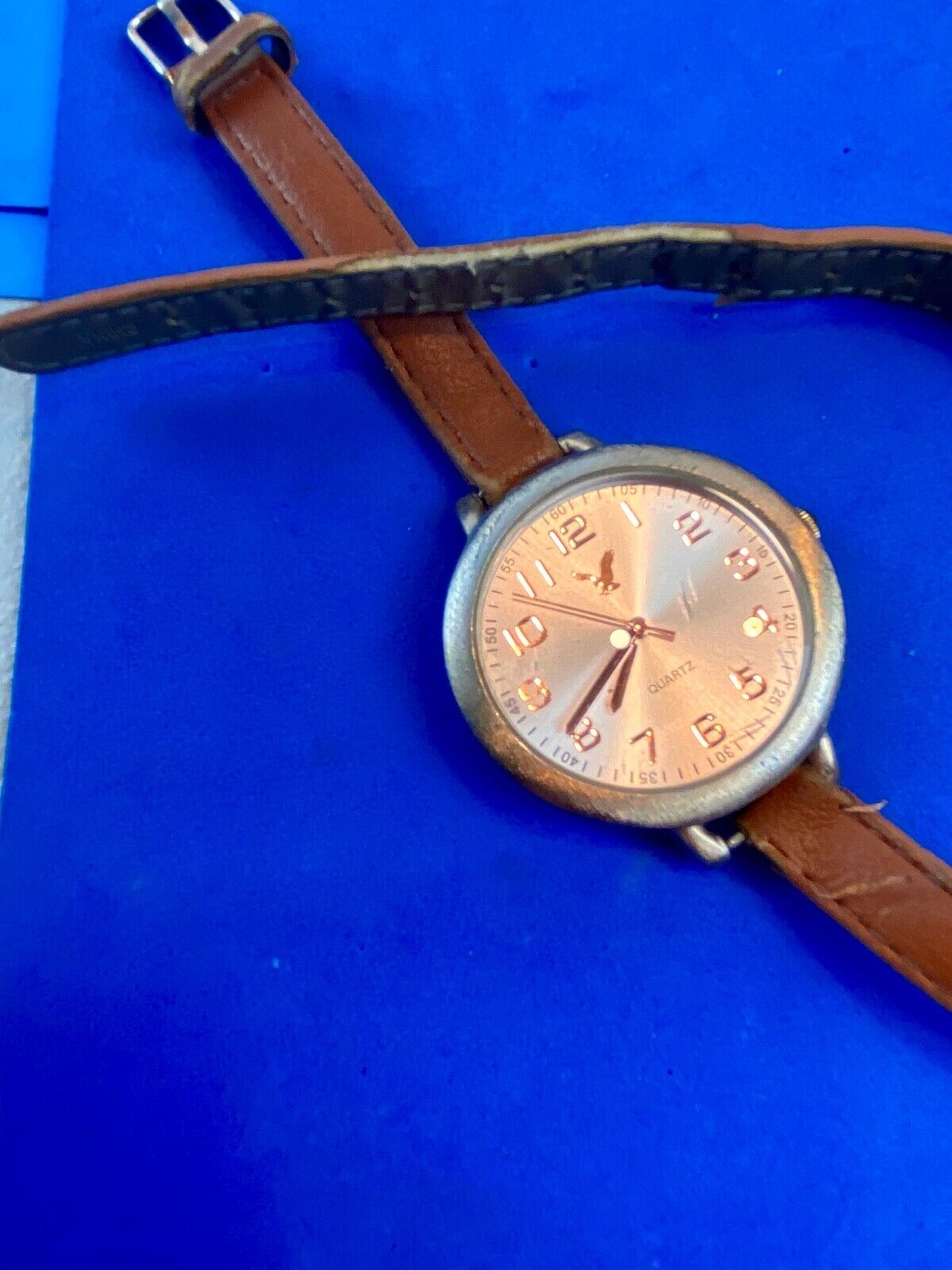 AEO American Eagle Outfitters Quartz watch LONG STRAP - fresh battery 