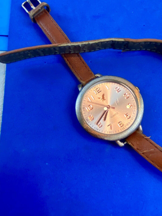 AEO American Eagle Outfitters Quartz watch LONG STRAP - fresh battery 