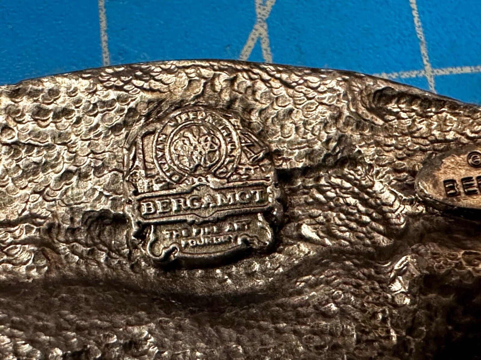 Two Train Engine Side by Side  RailRoad RR  1990's L-900 Bergamot Belt Buckle