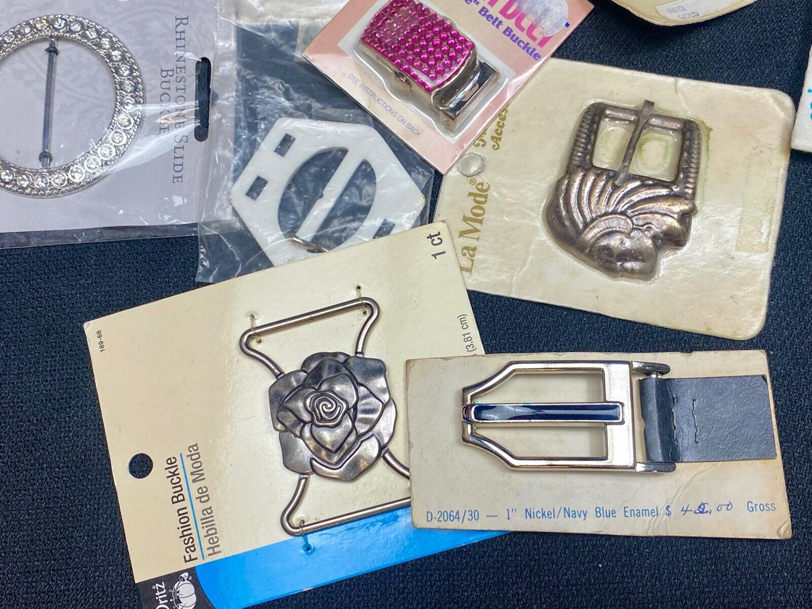 NOS Vintage TO RETRO Belt buckles scarf slides -  Lot, Grab Bag - Resale Gifts!