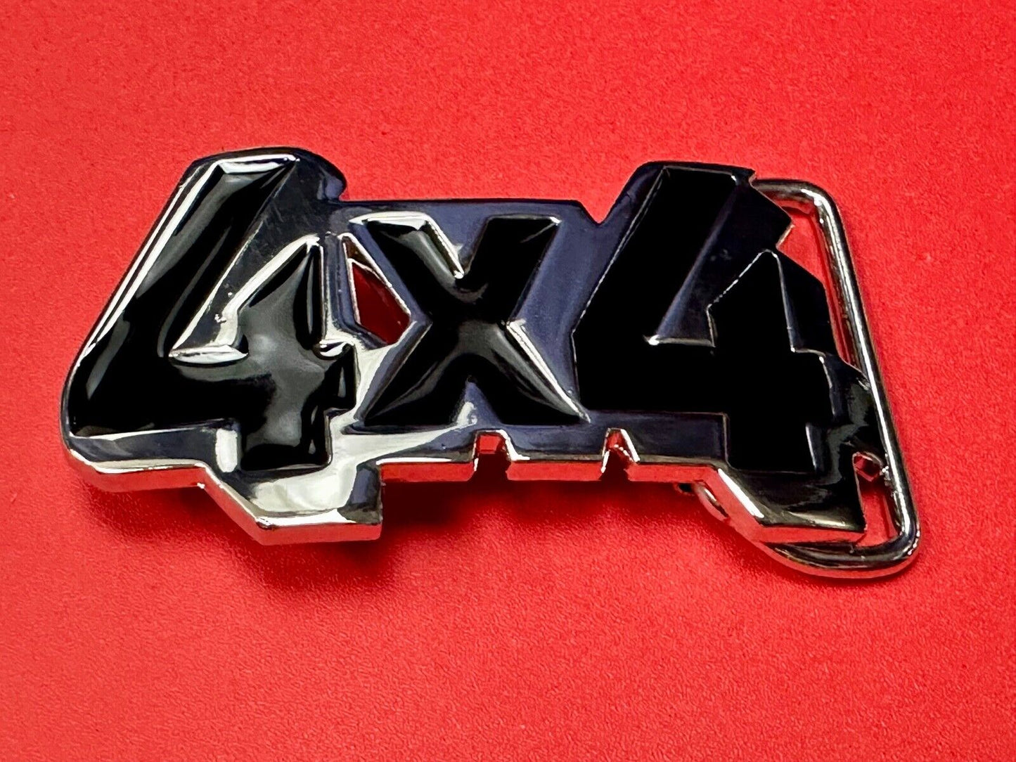 4x4 Four By Truck Drive Gear block letters jeep pickup cutout belt buckle