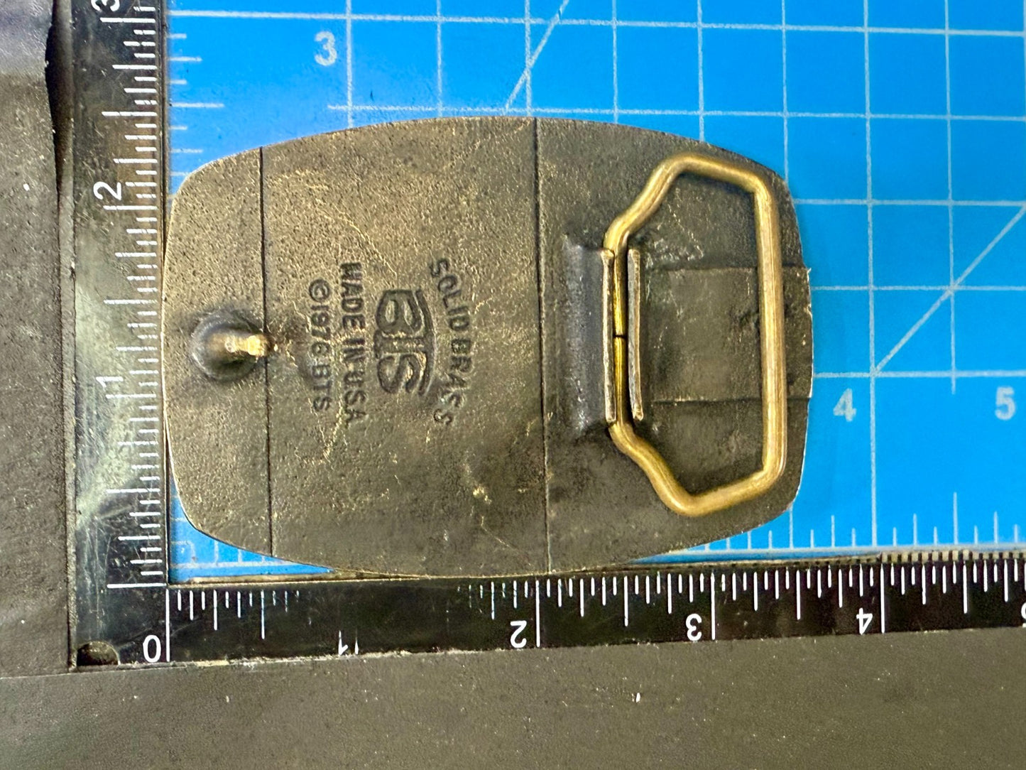 Town of Gilbert Arizona Vintage 1978 Commemorative Solid Brass BTS Belt Buckle