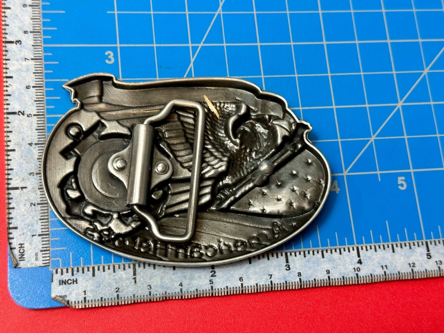 US Coast Guard America's Heroes - since 1790 Patriotic United States belt buckle