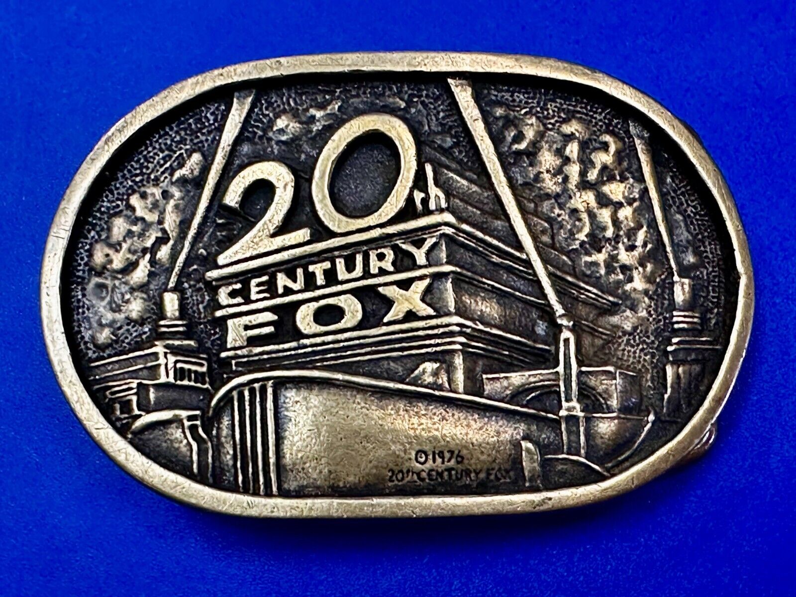 20th Century Fox Logo Movie Studio Music Entertainment Co BTS Brass Belt Buckle