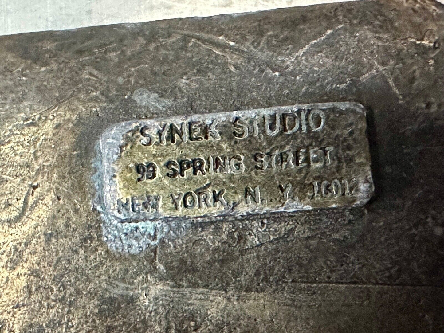 American Express Wells Butterfield belt buckle by Synek Studio New York