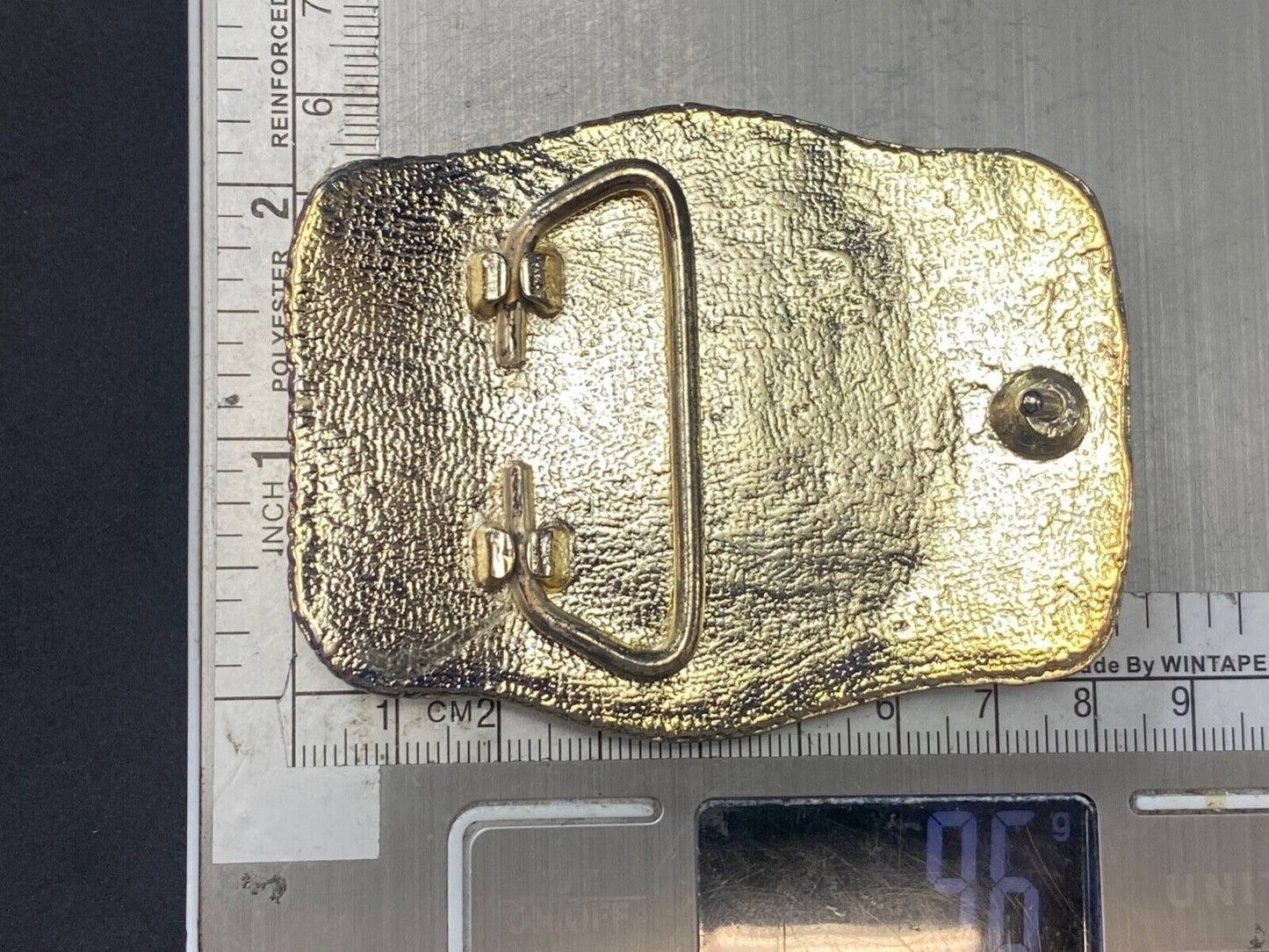 Unique Translucent centerpiece - Texas LongHorn Steer Head western belt buckle