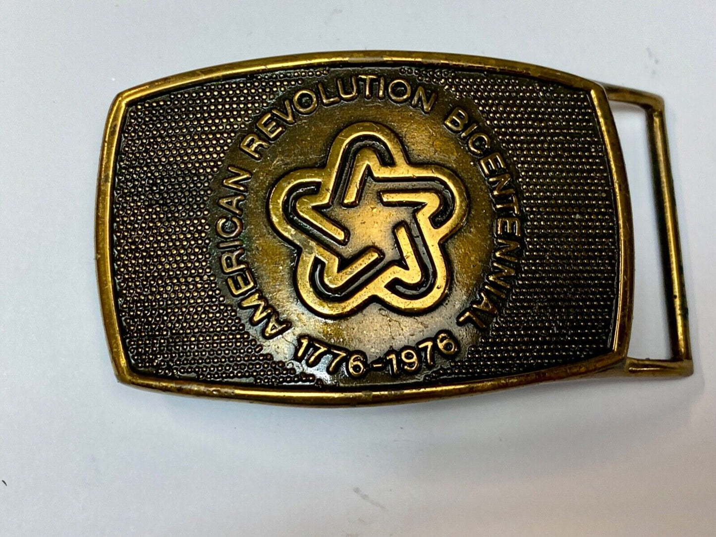 American Revolution bicentennial  Patriotic United States belt buckle by LEE