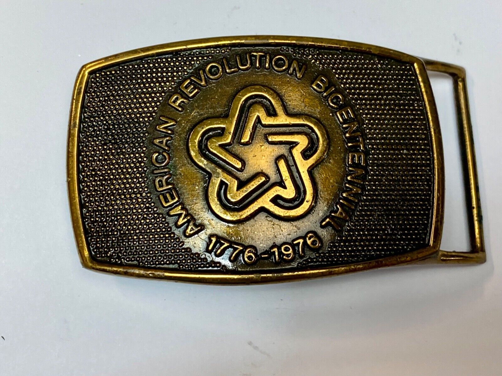 American Revolution bicentennial  Patriotic United States belt buckle by LEE