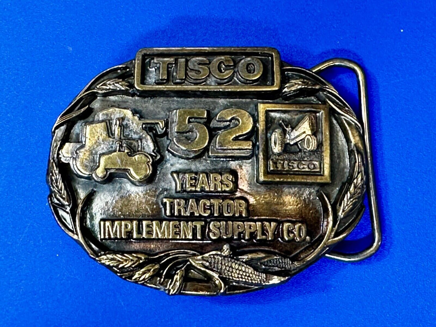 Tisco 52 Years Tractor Implements Supply Commemorative Belt Buckle by Siskiyou