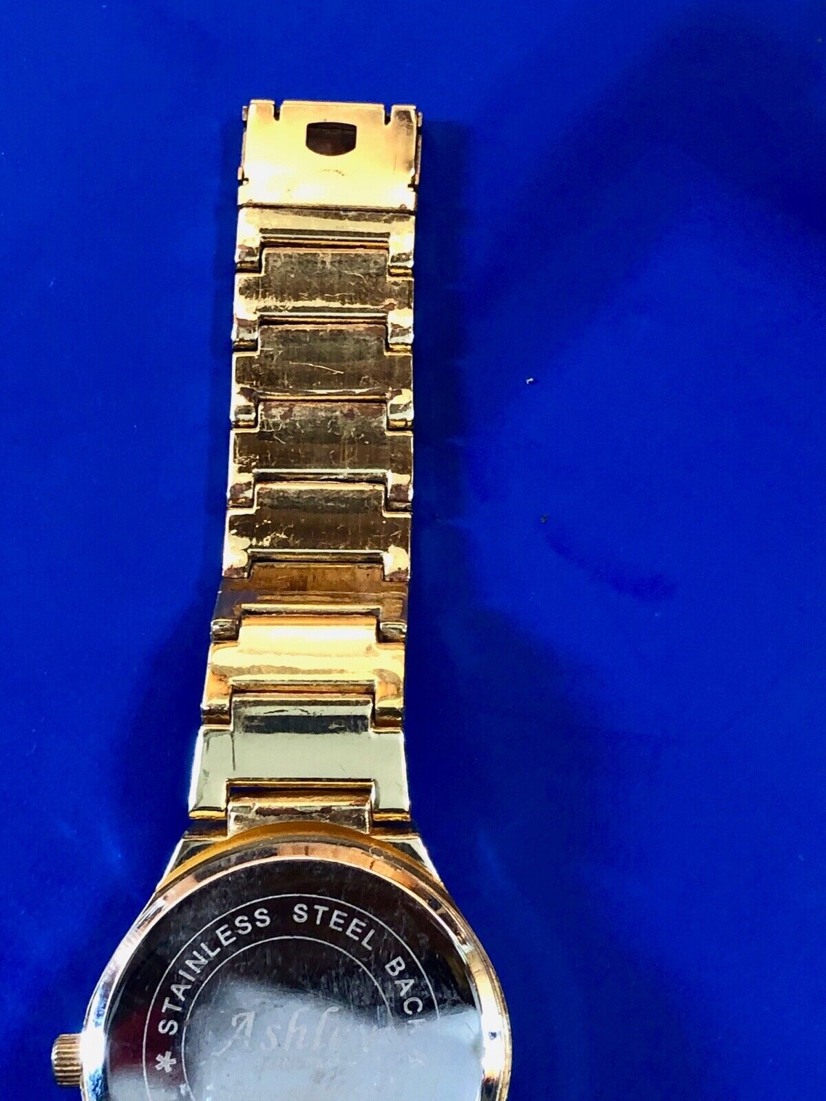 Ashley Ladies Watch, Missing A Few Rhinestones, But Fresh Battery, Working Well 