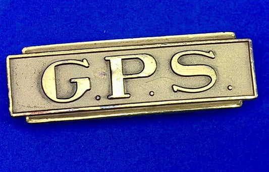 Vintage Belt Buckle By Herff Jones.  Initials?  Letters Gps