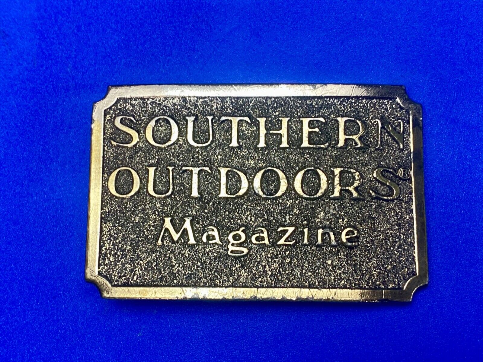 Vintage 1982 **SOUTHERN OUTDOORS MAGAZINE** COMMEMORATIVE BUCKLE