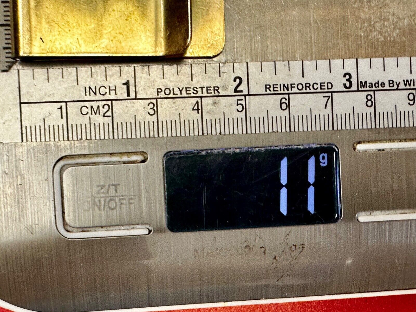 Vintage Gold Tone Dollar Sign $ Bill Holder Old School Money Clip