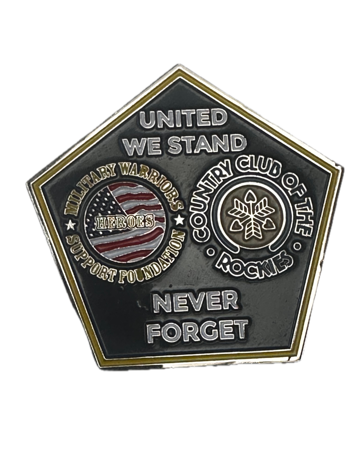 United We Stand Never Forget Patriot Day September 11 Collectors Challenge Coin 
