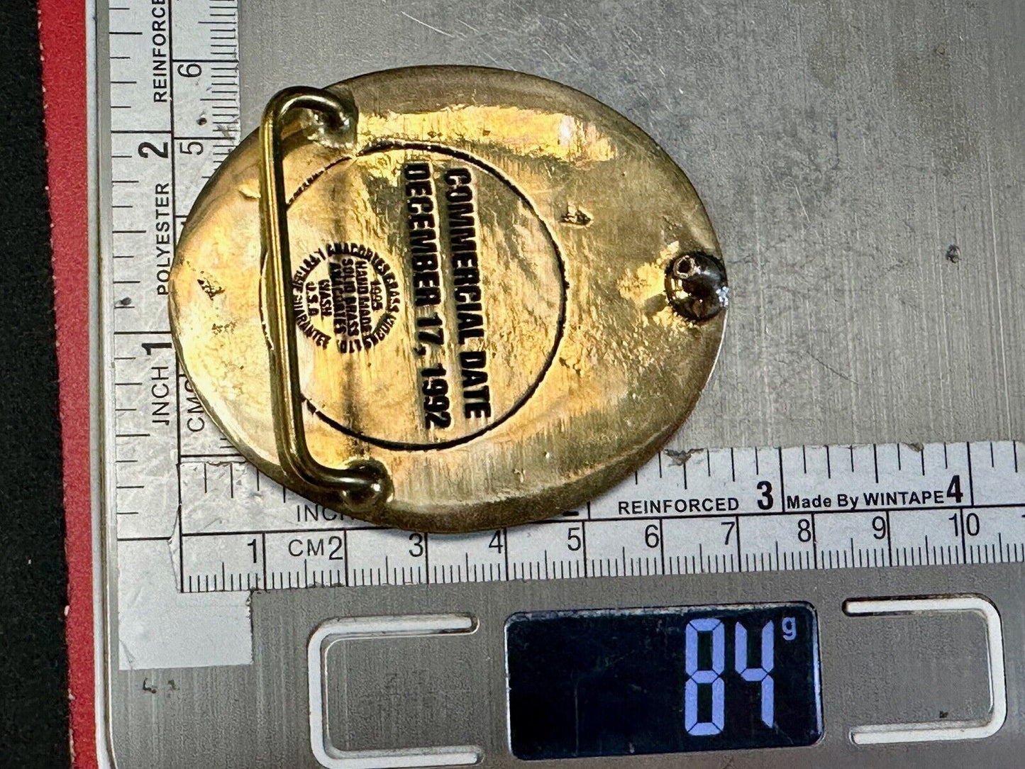 ACI Tampella Piney Creek Power Plant Clarion PA Operations Maint. belt buckle