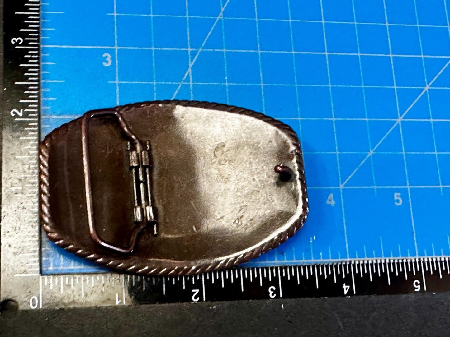 Unique Brown Color Detailed Floral Theme Replacement Belt Buckle