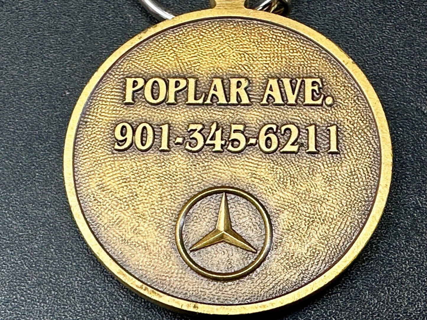 Mercedes Benz Of Memphis Keychain - Key Ring Chain Auto Car Dealers Collectable