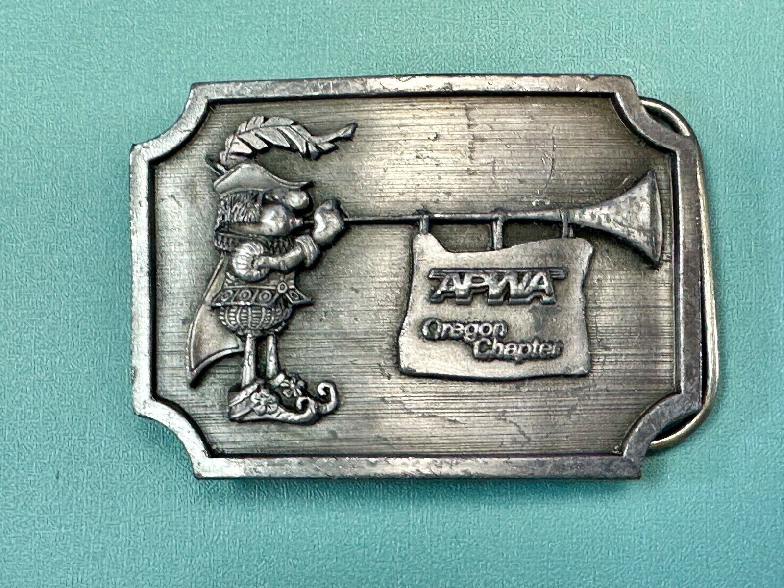 APWA Oregon chapter American Public Works Association Conference belt buckle