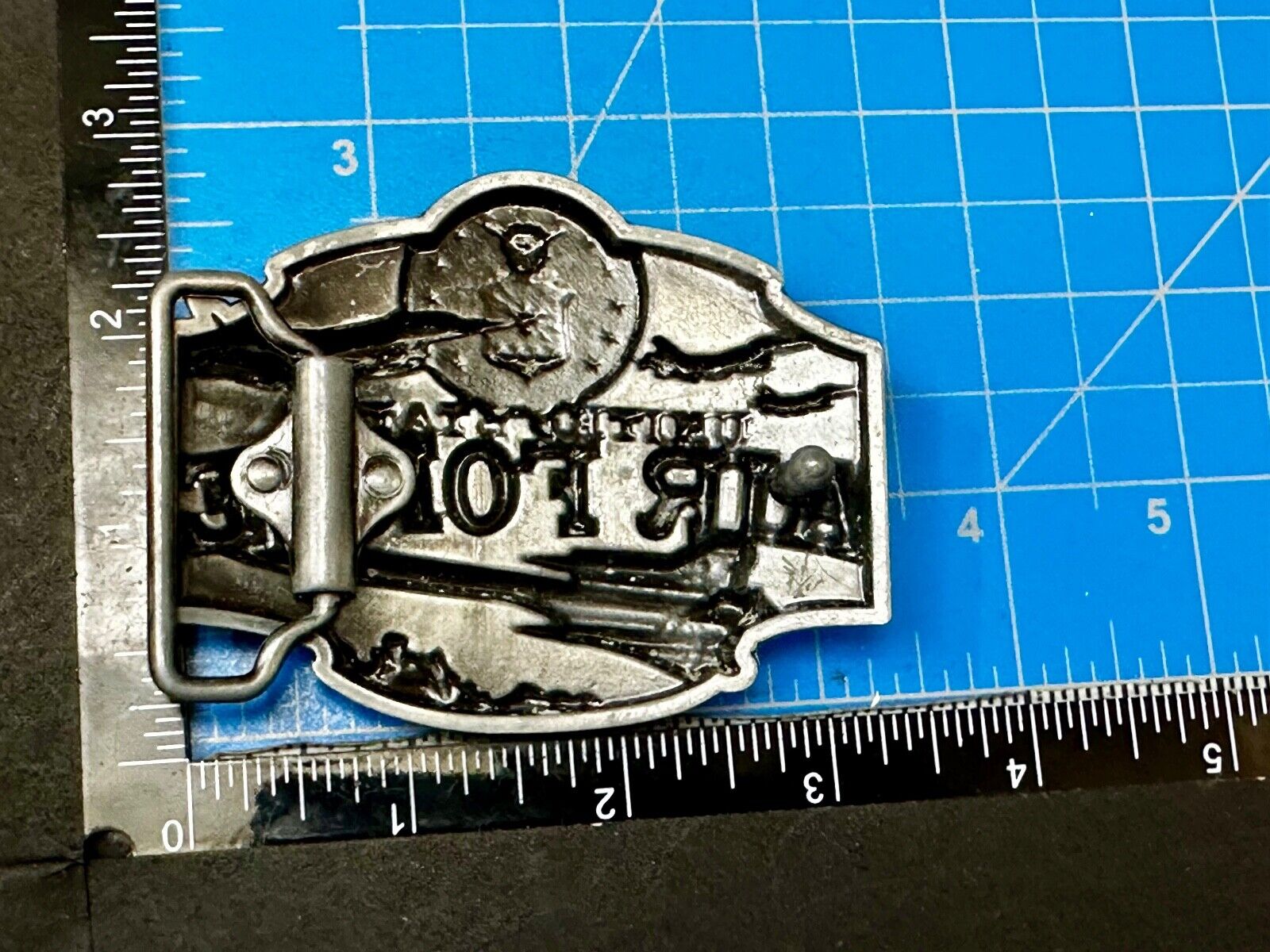 United States Air Force Raised Dimensional Plane Emblem Belt Buckle
