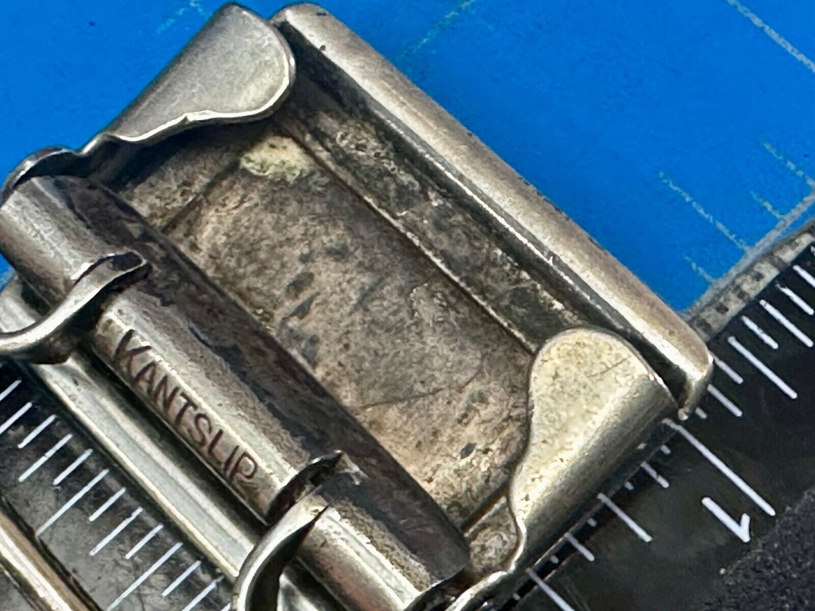 Art Deco Letter A Initial Monogram Belt Buckle by KantSlip