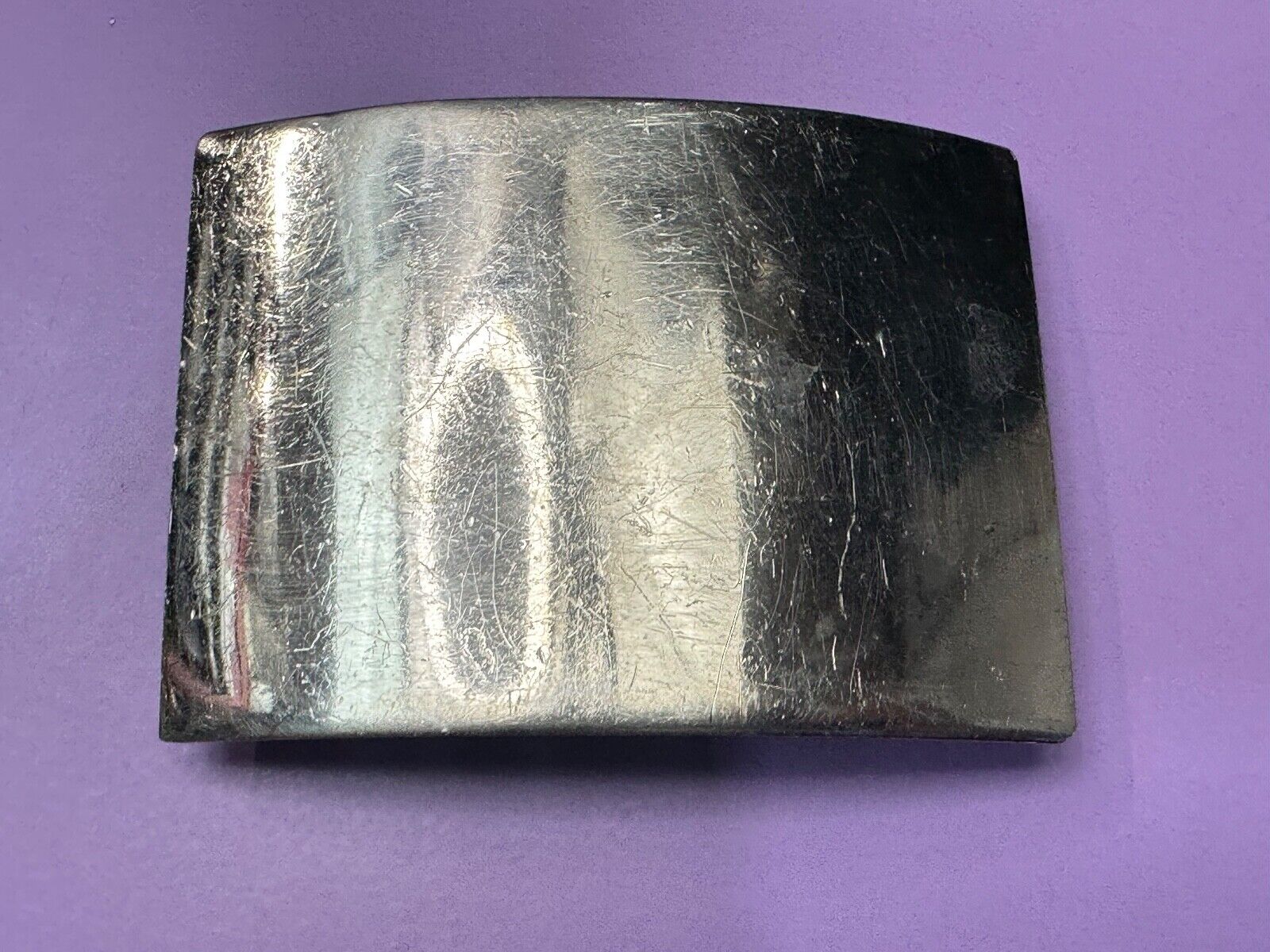 Unknown to me - Silver color belt slide / buckle for craft project or wear!