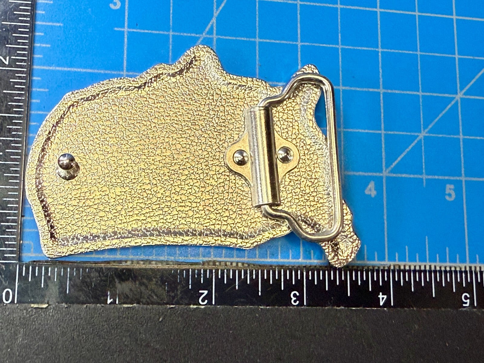United States of America Flags Figural Cutout Patriotic Belt Buckle