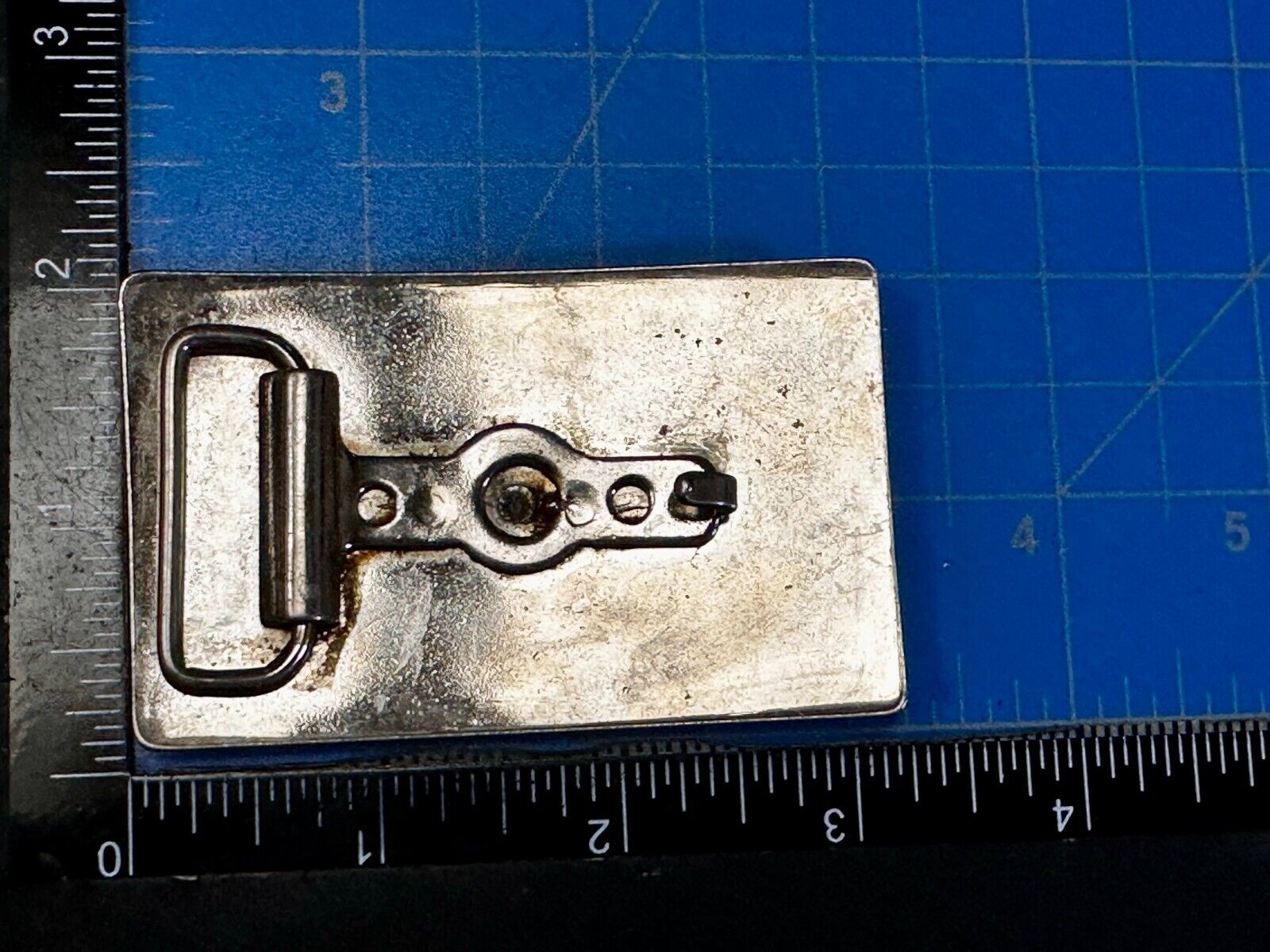 Vintage Cowboy Saddle Bronc Western Reflective Belt Buckle
